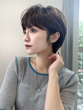 ミンクス渋谷スマートサロン(MINX shibuya smart salon) 【MINX梅原加子】耳掛けナチュナルショートヘア
