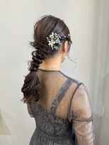 ロットアニバース(lott annibirth)&nbsp;【髪質改善】編み下ろしアレンジ/結婚式/同窓会/ポニーテール