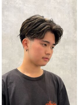 フェイス 港南台店(FACE。) 横浜フェザーパーマ/刈り上げセンターパート/メンズパーマ