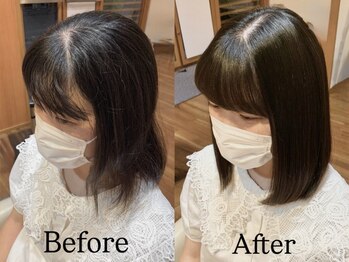 スターバレット(Star Bullet)の写真/朝のセットが楽になる！クセやうねりを解消し、毛先までしっとりまとまるナチュラル艶髪へ＊