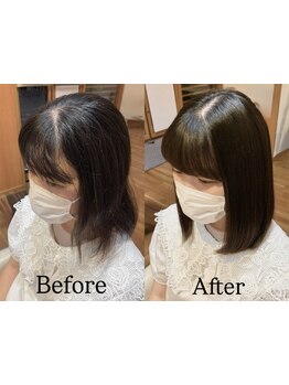 朝のセットが楽になる！クセやうねりを解消し、毛先までしっとりまとまるナチュラル艶髪へ＊