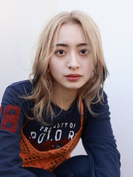 プネル(punel) ウルフレイヤーウルフカットケアブリーチケアブリーチ　原宿