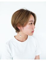 ブロック(BLOCK)&nbsp;ゴールドベージュ　ハイトーンショート