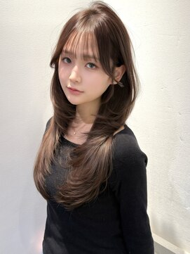ロンプ(romp) レイヤーカットロングレイヤーハイレイヤー顔周りレイヤーi