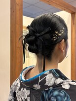 ラブハーツアンドビーヒガシウメダ(luve heart's And Be higashiumeda)&nbsp;ボブのカモチリヘアセット