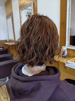 ジグヘアー(jig hair)&nbsp;暖色カラー&ゆるふわパーマ