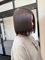 ステラ(Stella)&nbsp;【縮毛矯正パッツンボブで上品スタイルに】八戸ボブ・20代・30代