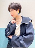 ハンサムショート/丸みショートボブ/20代30代40代50代/顔周り