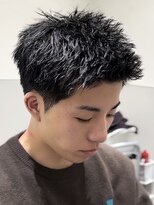ラスト(LUAST) シャドウパーマメンズテテ風ゆるめパーマ韓国ヘア波巻きツイスト