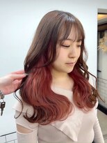 エマエコル(Emma ecole)&nbsp;Emma ecole インナーカラー/ピンクベージュカラー/顔周りカット