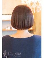 クレオメ 田町店(Cleome) グランマッシュ前髪艶髪斜めシースルーバング美髪イメチェン暗髪