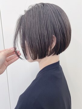 モリオフロムロンドン 原宿本店(morio from London) ミニボブ　ストレート　前下がり　ボブ　ショートボブ
