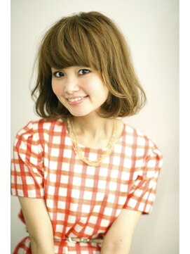 ループス(Roops) 大人かわいいナチュラルボブパーマ[Roops表参道・南青山]