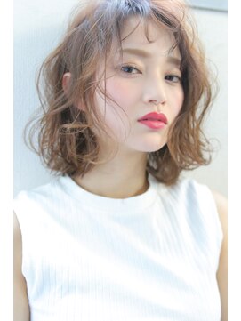 ブラン 天王寺(Blanc) 【Blanc/天王寺】無造作ラフカール＿くせ毛風ゆるパーマ＿ボブs