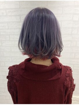 ジーナ 渋谷駅前(Zina) 【Zina 渋谷】ヴァイオレット×裾カラーレッド