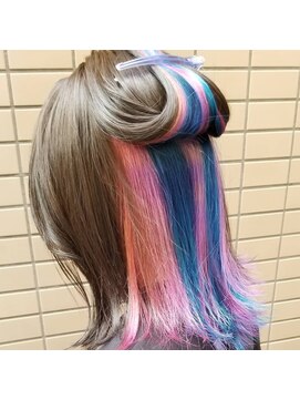 ヘアーライフ アウル(hair life owl) 2色mixインナーカラー