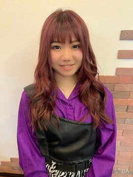 クープヘアー(Coupe hair) モテワインレッドカラー