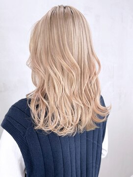 アルバム 銀座(ALBUM GINZA) ベージュミディ_カーキグレージュマッシュショート_ba335491