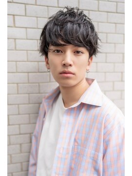 メゾンバイハバナ(maison by HAVANA) メンズビジネスツーブロックスパイラル束感ショートマッシュ