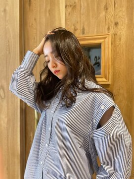 ヘアーアンドフェイス ヌンク(Hair&Face nunc) ヌンク/三田/田町/大保/ロング/ゆるふわ/イルミナカラー/メンズ