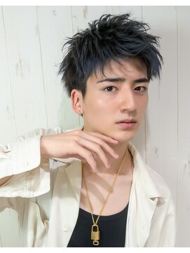 ティアラ 桜木町(TIARA) スパイキーショート/ブルーグレージュ/ツーブロック刈り上げ