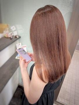 フリーダム 宇部駅前通り店(freedom) ブリーチ無しピンクベージュ