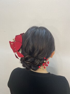 フェリーチェ(Felice) シニヨン 成人式ヘア 振袖ヘア 前撮りヘア 袴ヘア 卒業式ヘア