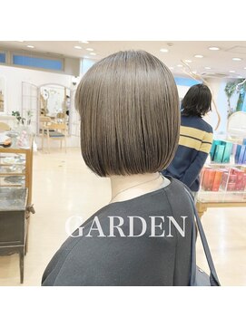 ガーデンヘアー(Garden hair) 大人ボブ×脱白髪ぼかしカラー