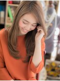 ゆらぎ斜めバング♪外国人風フェミニンロングc5大宮20代30代40代