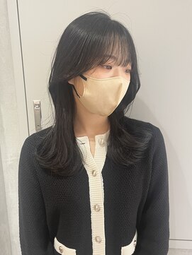 ヨーク(YOKE) 【 YOKE 】顔周りレイヤー小顔くびれヘア韓国ミディアム