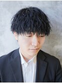 ニュアンスパーマ/フェザーパーマ/シャドーパーマ[メンズ/眉毛]