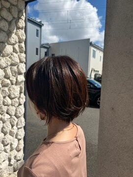 ギャラリー(GALLERY) 前髪/マチルダボブ/ピンクベージュ/インナーグレージュ/