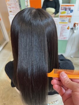 ハッピーオレンジライフサロン アヴァンタージュ Happy Orange Life Salon 20代30代40代艶感ストレート透明感ロング