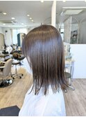 切りっぱなしボブ