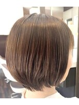 エノモト(ENOMOTO) 艶髪コンパクトショートボブ×赤み消しカラー30代40代50代