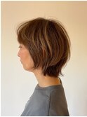 大人可愛い20代30代40代◎ショートヘア毛先カール