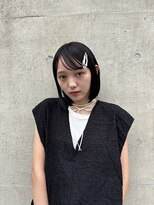 メゾンアクア 表参道(Maison ACQUA)&nbsp;◎ミニボブ縮毛矯正髪質改善ストレート顔まわりレイヤーカット