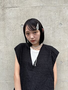 メゾンアクア 表参道(Maison ACQUA) ◎ミニボブ縮毛矯正髪質改善ストレート顔まわりレイヤーカット