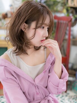 カバーヘア ブリス 北浦和(COVER HAIR bliss) シースルー前髪レイヤーカットロングウルフc6北浦和20代30代40代