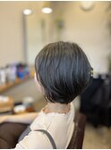 オリーブベージュショート