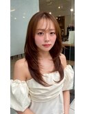 韓国風ロングレイヤー