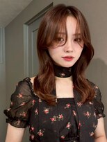 ベイルーム(BAYROOM by HONEY omotesando)&nbsp;くびれヘア/レイヤーカット/韓国風/アプリコットオレンジ2