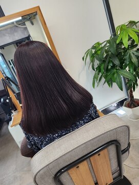 バッカ 横浜桜木町店(BACCA) ミディアム　イノアカラー　艶髪