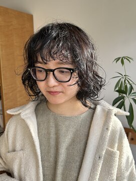 ミディアムパーマ