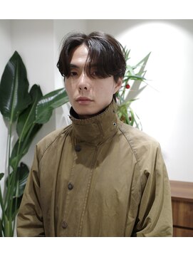 ニュアンスパーマ　毛流れパーマ