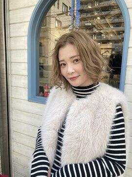 シェノン 赤羽店(CHAINON) ハイトーンパーマ風ゆるふわスタイリング赤羽2025冬