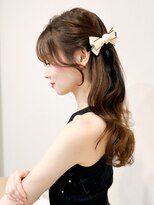 レア 表参道(L'ea)&nbsp;黒髪 クラゲヘアー オリーブグレー 小顔 ココアベージュ