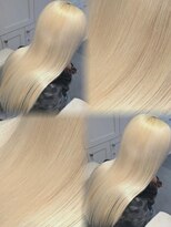 ベレーザ 渋谷(BELEZA) 17456ホワイトブロンドミルクティーグレーブラウン全頭ブリーチ