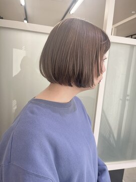 フレーム ヘア ルーム 天王寺駅前店(FRAME hair room) ブリーチありのグレージュカラー