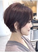 耳かけショートボブ/くびれショートボブ/東静岡草薙